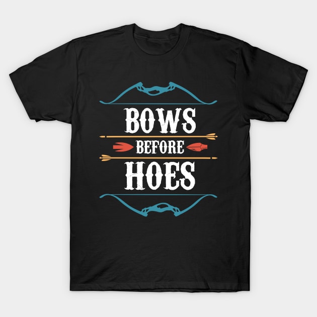 Bow Hunting Arrow and Archery Quote Design Archery Targets T-Shirt by Riffize